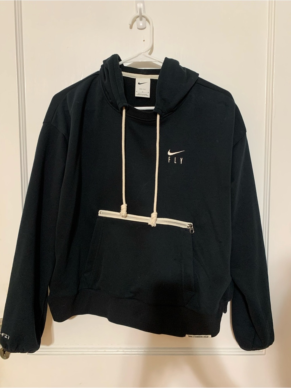 Nike Black Dri-FIT Pullover with Cream Trim